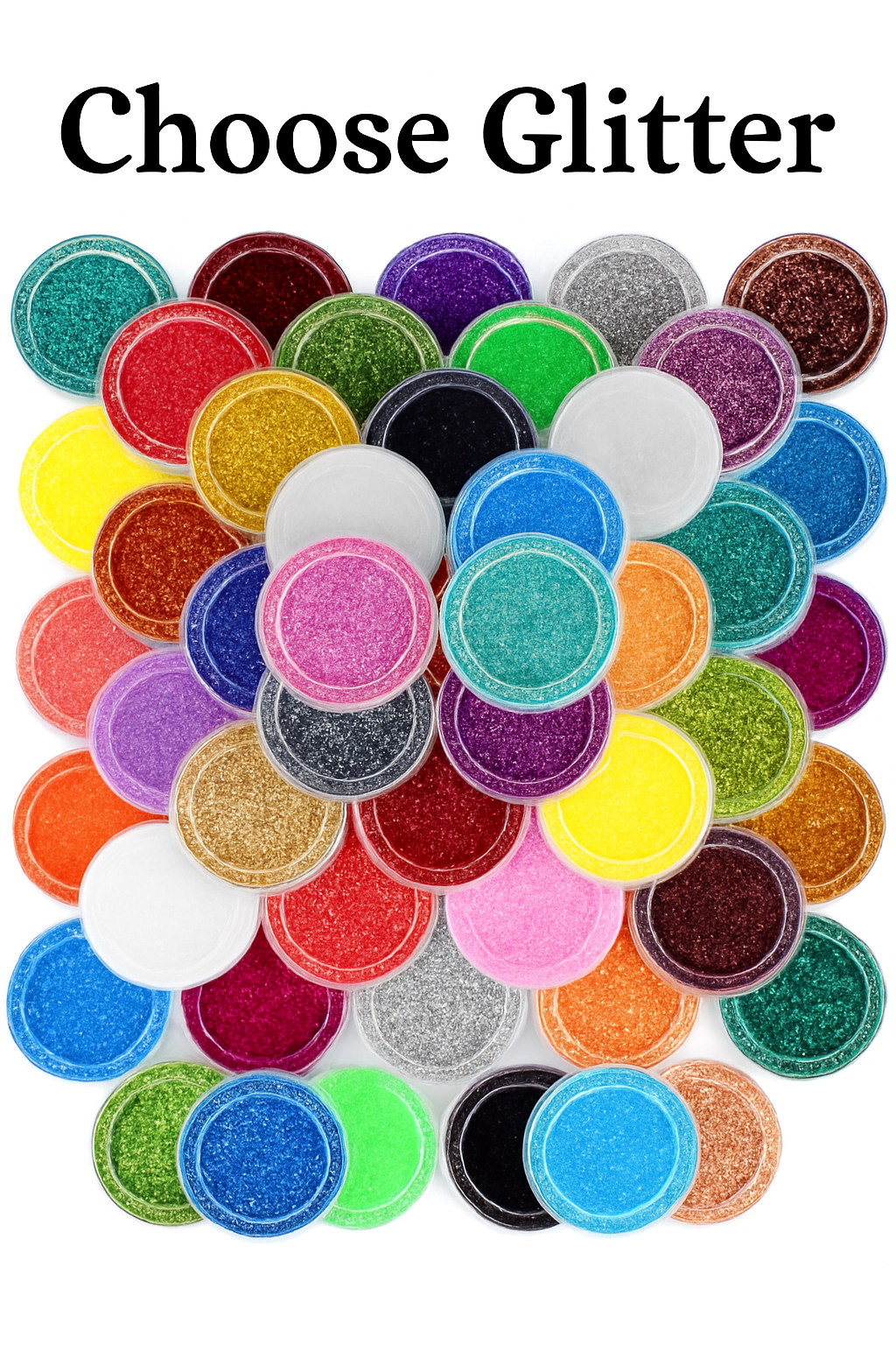 3rd Step: Pick Glitter